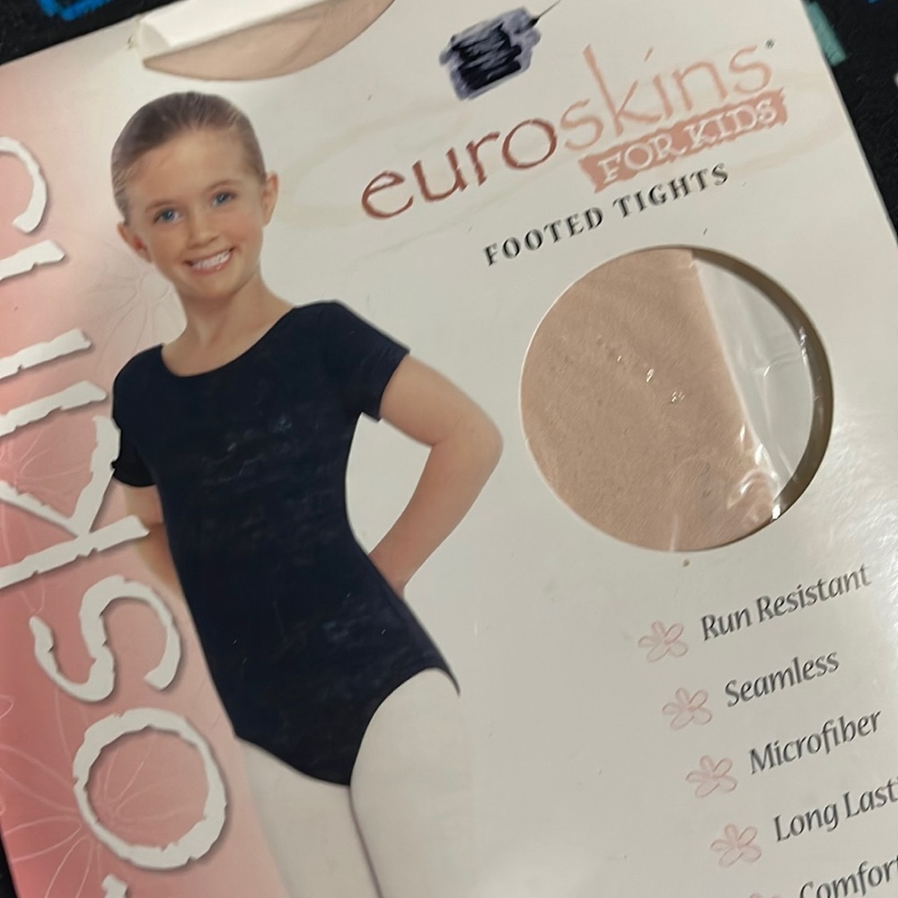 New kid’s Euroskins theatrical pink tights L/XL - Picture 3 of 5